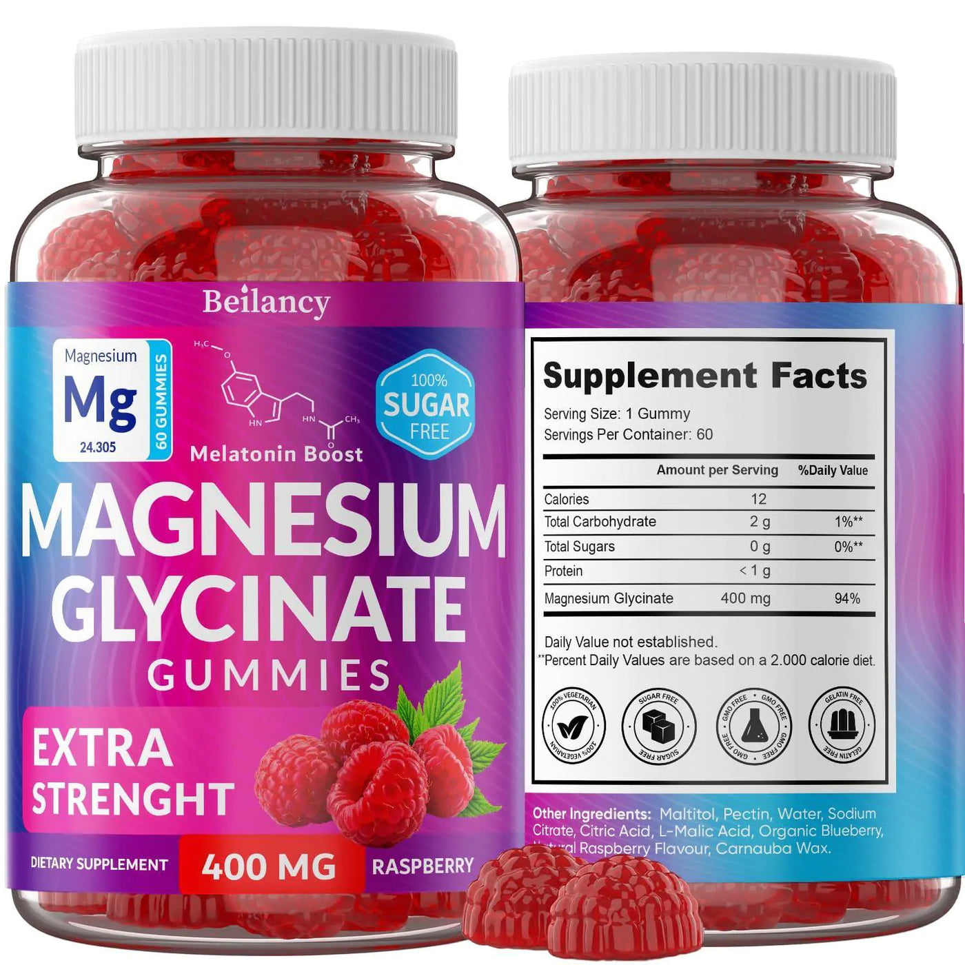 Magnesium Glycinate Gummies - 400mg
