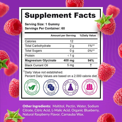 Magnesium Glycinate Gummies - 400mg