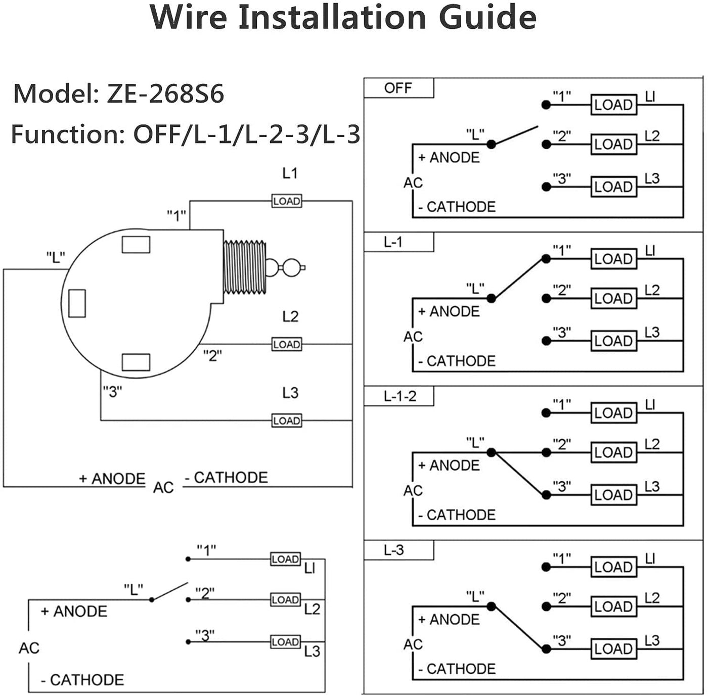 Ceiling Fan Chain Pull Switch  