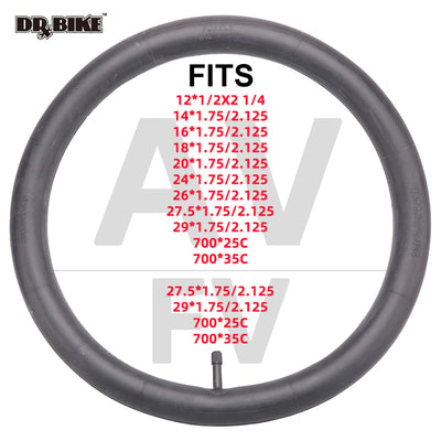 Bicycle Bike Tire Inner Tubes  - Sizes 12/16/20/24/26 