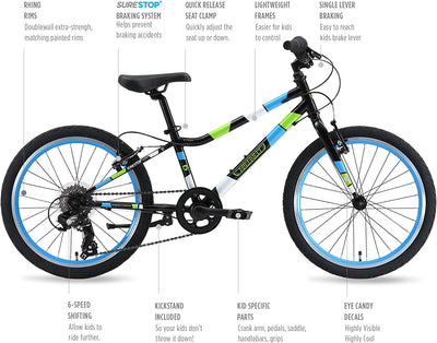 20" Lightweight Guardians Kids Bike 