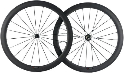 50Mm Carbon Fiber Clincher Racing Bike Wheel 