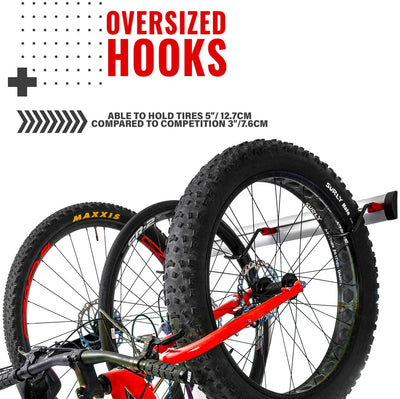 Adjustable Indoor Hanging Pro Bike Rack 