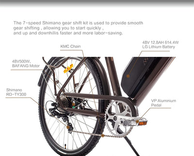 28" inch Electric Bike - 500 Watts