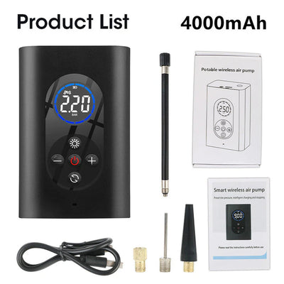 6000mAh Portable Electric Air Compressor