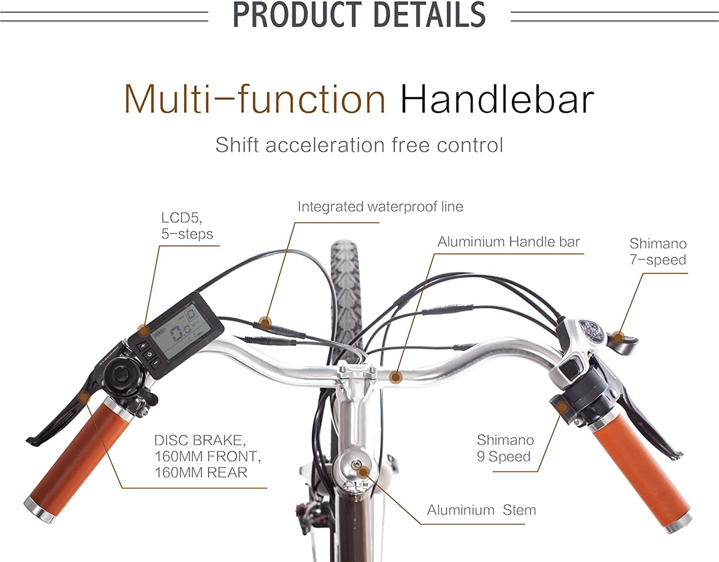 28" inch Electric Bike - 500 Watts