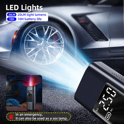 6000mAh Portable Electric Air Compressor