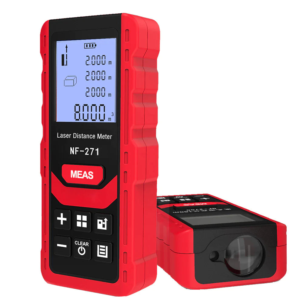 Noyafa NF-271 Laser Distance Meter: 40M/80M Rangefinder Tape Measure Device with Digital Ruler - Professional Test Tool