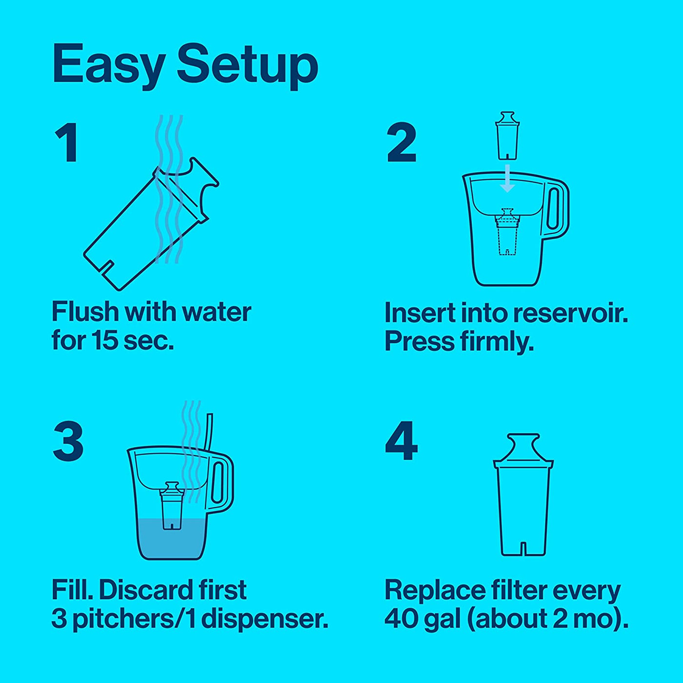 Large Filtering Pitcher