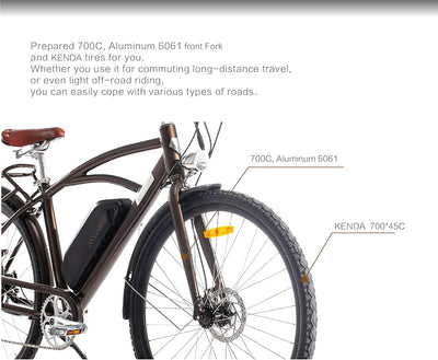 28" inch Electric Bike - 500 Watts