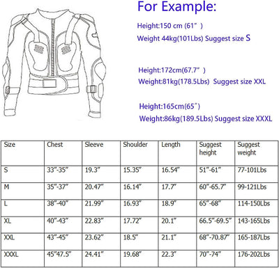 Motocross Body Armor Jacket 