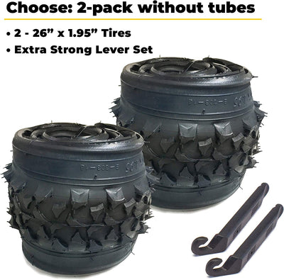 26 Inch Mountain Bike Tire Replacement Kit for Tires 26 X 1.95 