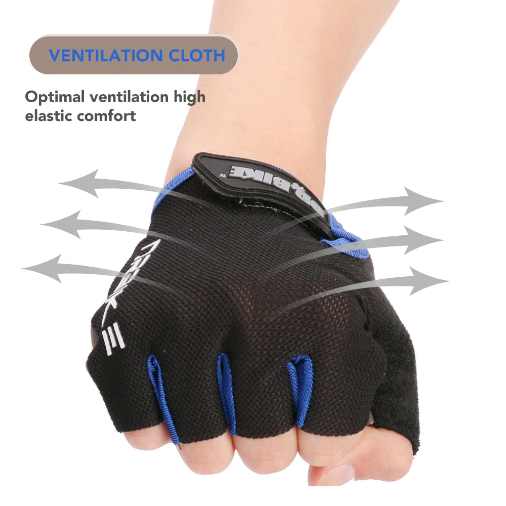  Half Fingered Cycling Bike Gloves 