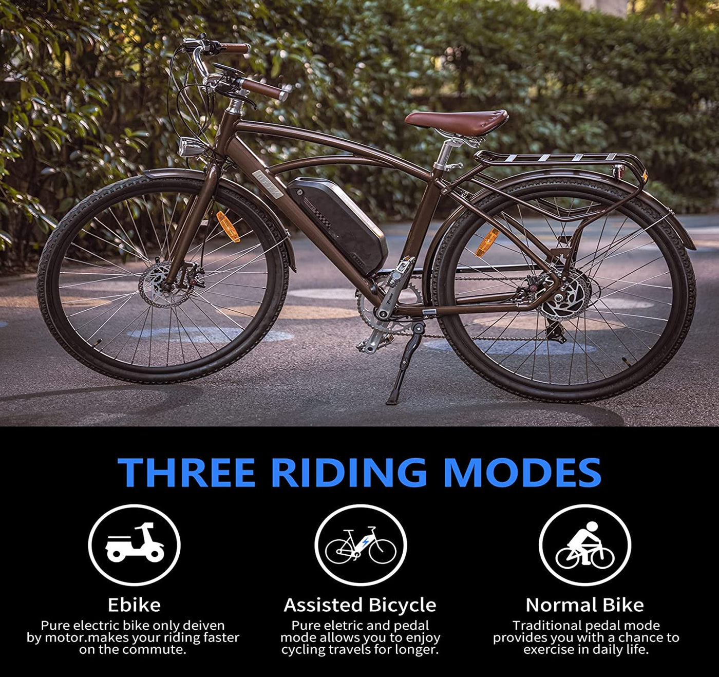 28" inch Electric Bike - 500 Watts