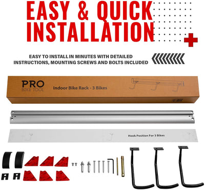 Adjustable Indoor Hanging Pro Bike Rack 
