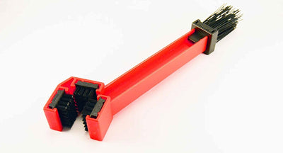 Motorcycle Dirtbike Chain Brush Cleaner - Red