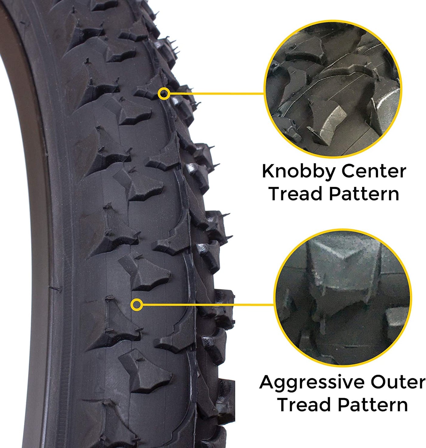 26 Inch Mountain Bike Tire Replacement Kit for Tires 26 X 1.95 